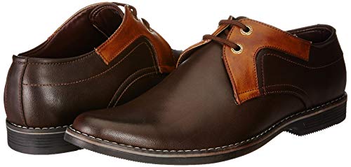 Image of Centrino Mens Formal Shoes |Elegant Lace Up Derby for Business & Casual Wear | Premium Craftsmanship for a Stylish & Sophisticated Look | Cushioned Insole for All-Day Comfort & Support
