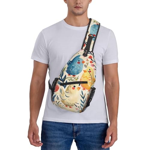 Bolso bandolera con diseño de gallo para mujer y hombre miniatura 7