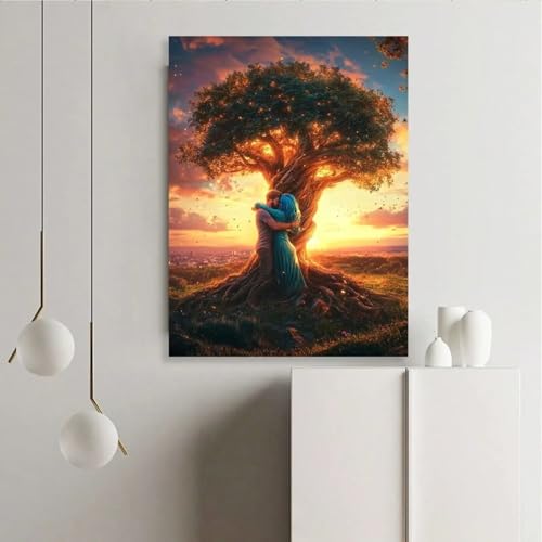 Décoration murale de chambre à coucher moderne avec tableau romantique - 3