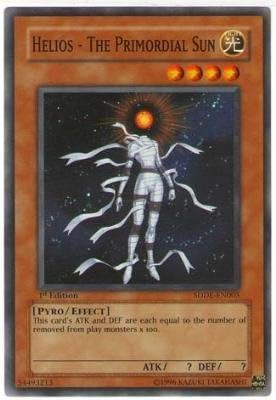 Yu-Gi-Oh! - Helios - El Sol Primordial (SDDE-EN005) - Cubierta de estructura El Emperador Oscuro - 1 Edición - Común