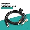 Replacement Headphone Wire Sound Cable for HD490 Headphones 3.5mm Headphone Cable (with 6.35mm Connector) #5