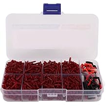 Topyond 1500Pcs Badminton Grommets, Universal Badminton Racket Racquet Grommets, Assortment Kit for Single and Double String, Badminton String Protector Set, Badminton Equipment