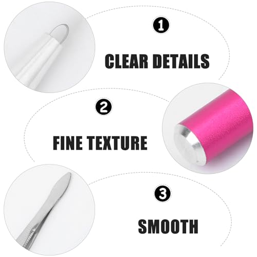Lápiz esculpir cabello Operitacx con 10 cuchillas de acero inoxidable para peluquería 3