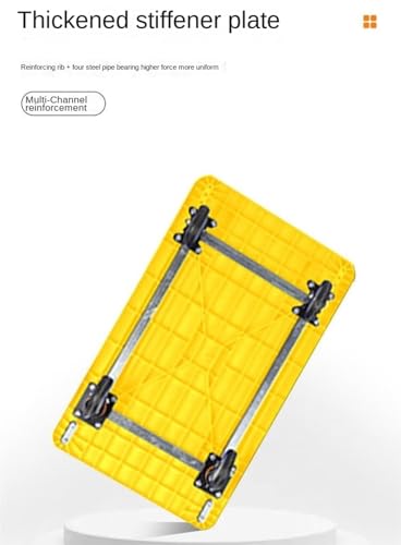 Carretilla plegable plataforma resistente para carga pesada miniatura 6