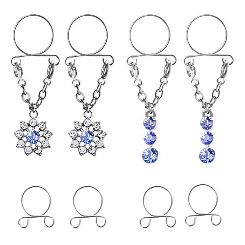 body piercing rings rhinestone