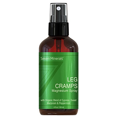 Magnesium Oil Spray - Powerful USA Made Magnesium Oil Blend with Essential Oils (Cypress, Sweet Marjoram and Peppermint) - Free Ebook Included (4 fl oz)