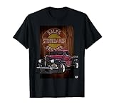 Classic 1947 Studebaker M5 pickup with faded old sign T-Shirt