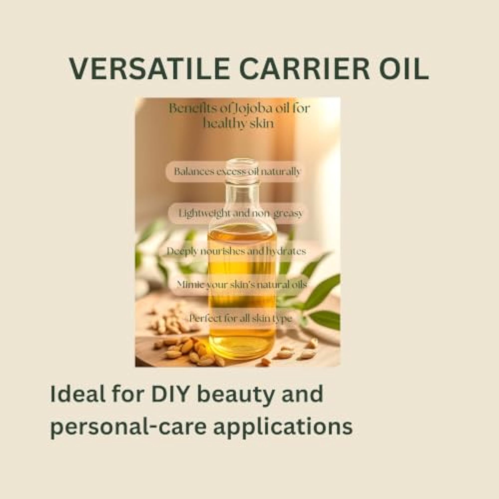 Chlorella Jojoba Oil for Hair, Skin & Nails