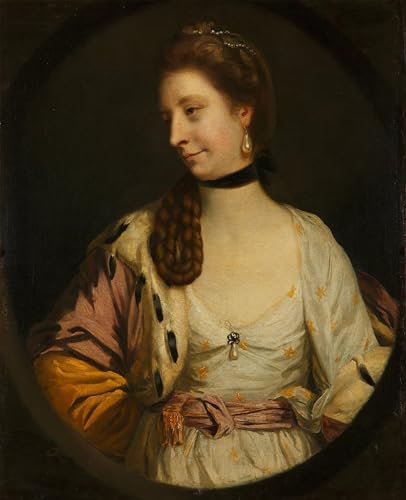 Impression sur toile Lady Sondes de Joshua Reynolds pour décoration salon élégante