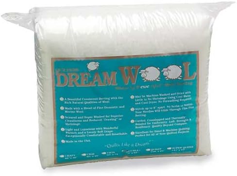 Keepsake Quilting Quilters Dream Wool Batting Crib Size 46 x 60