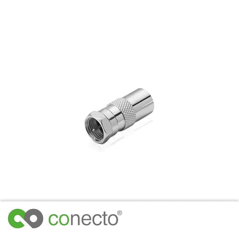 Adattatore Per Antenna Conecto – Connettore F Maschio A IEC Femmina, Placcato Oro