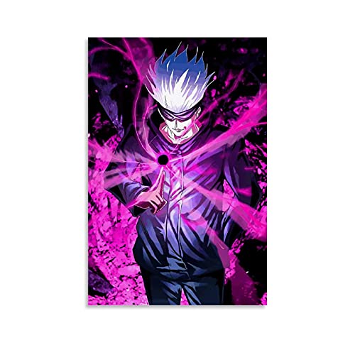 ZHYU Anime Jujutsu Kaisen poster, decoratief schilderij, canvas muurkunst woonkamer posters slaapkamer schilderij 20 x 30 cm