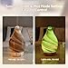 INRORNAS 160 ML Essential Oil Diffuser, Art Glass Ultrasonic Aroma Cool Mist Humidifier Aromatherapy Diffuser for Essential Oils 7 Colors Light Waterless Auto-Off for Home-Lonely Desert