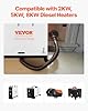 VEVOR Thru Hull Exhaust Skin Fitting, 0.94 inch Diesel Heater Exhaust Skin Fitting, Elbow Hull Exhausts Pipe Socket Replacement with Screws, Nuts & Gasket for Diesel Heaters, 316 Stainless Steel