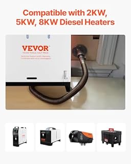 VEVOR Thru Hull Exhaust Skin Fitting, 0.94 inch Diesel Heater Exhaust Skin Fitting, Elbow Hull Exhausts Pipe Socket Replacement with Screws, Nuts & Gasket for Diesel Heaters, 316 Stainless Steel