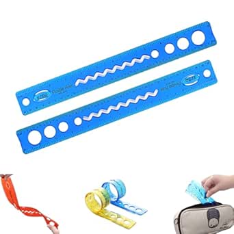 Amazon.com: 2Pcs Flexible Ruler, Soft Ruler, Dual Scale Bendable Ruler ...