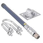 YILIANDUO 868MHz LoRa Antenna 3dBi Outdoor Fiberglass Aerial Omni-Directional Antenna with N-type Male plug for HNT helium Network Devices Bobcat Hotspots