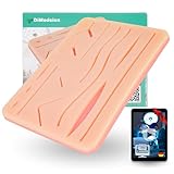 Übungsbrett Silikon Nahtpads, Suture Pad für chirurgisches Nahtset mit 3 Schichten, Suture Practice Kit mit 14 Wunden, Nähset Medizin, Nahtset Übung Medizin, Chirurgisches Nahtset Übung