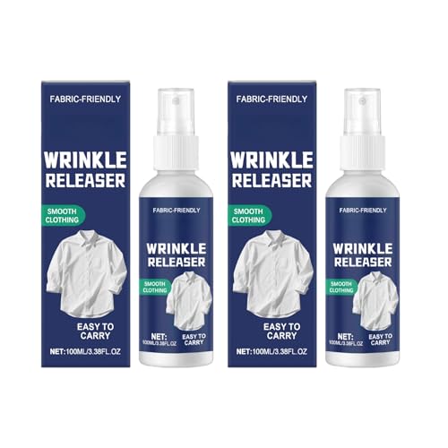 Fabric Care Mist Travel Size 3.35 fl oz, 2-Pack, Quick Clothing Refresh Spray with Gentle Static Care and Ironing Assist (2 PCS)