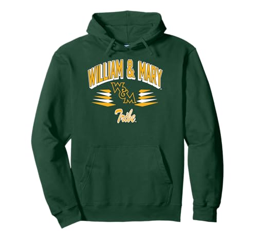 William & Mary Tribe Retro Diamond Green Officially Licensed Pullover Hoodie