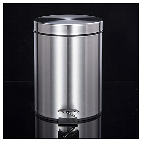 Caneca de basura 5L acero inoxidable con tapa miniatura 5