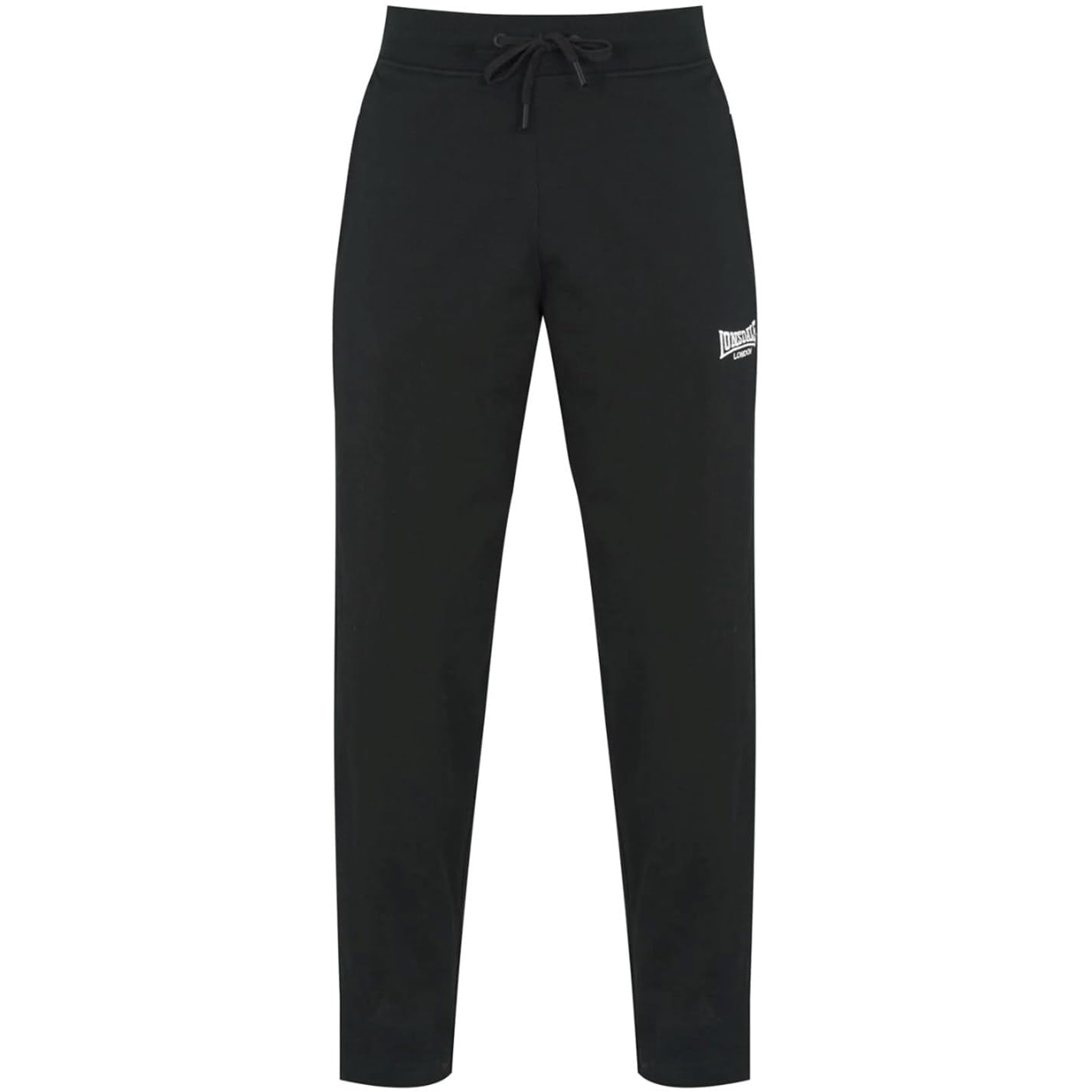 Lonsdale Mens Lightweight Joggers Pants Bottoms Black M