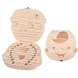 サムコス 乳歯ケース 木製 乳歯入れ 日本語版 男の子/女の子 ベビートゥース 子供 歯 保管 収納 記念な乳歯 記念品 (男の子)