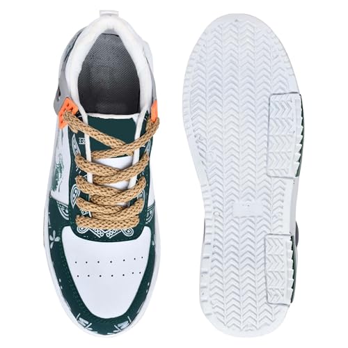 Image of BAERU Men's Casual Shoes | Stylish & Comfortable Sneakers | Lightweight Synthetic Upper | Cushioned Insole for All-Day Comfort | Perfect, Office, Travel & Outings