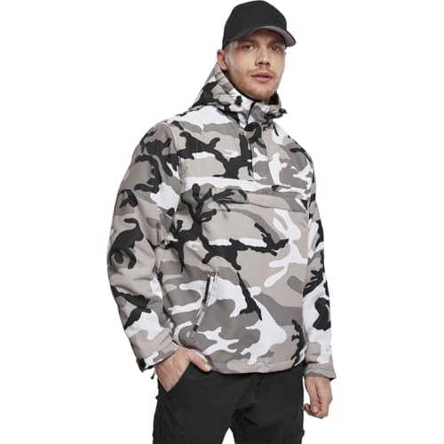 Image of Men's Fleece-Lined Quarter Zip Windbreaker Pullover