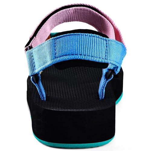Image of WateLves Womens-Sport-Sandals Hiking Sandals with-Arch-Support Webbing-Outdoor-Beach-Water-Sandals for Travel-Walking-Trekking-Camping