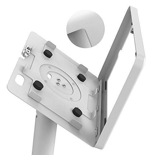 Beelta iPad Floor Stand Kiosk - 360 Swivel for iPad 5th/6th,iPad Pro 9.7,Air 1,Air 2,Anti-Theft,Key Lock,Metal,White,BSF301W - Thumbnail 6