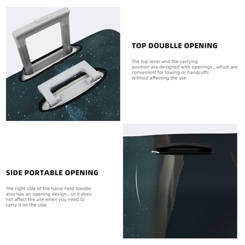 Travel Luggage Cover Road at night Suitcase Protector Elastic Washable Stretch Suitcase Protector Anti-Scratch Travel Suitcase Cover Fit 18-32 Inch Luggage4