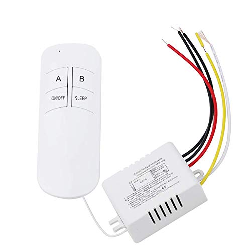 Telecomando senza fili per interruttore da parete, 1/2/3/4 vie, ON/OFF 220 V, ricevitore radio da parete, trasmettitore telecomando con batteria
