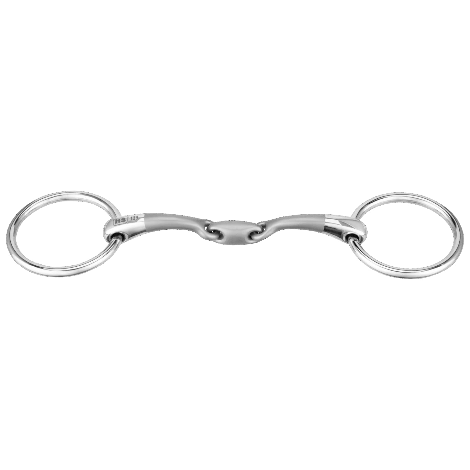 Sprenger SATINOX Unterlegtrense 12 mm doppelt gebrochen - Edelstahl rostfrei, 145 mm Weite