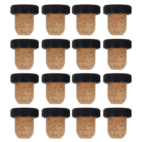OSALADI 30 Tapones de Corcho de Madera Blanda Forma de T 19 MM para Botellas de Vino y Cerveza Reutilizables Sellado Hermético para Conservación y Manualidades Paquete de 30 Unidades
