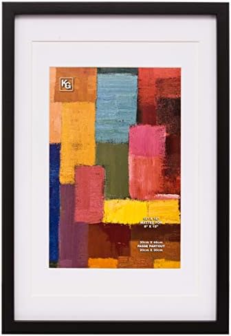 Kiera Grace Modern Gallery Picture-Frames, 8" x 12", Black