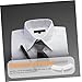 GLSTOY 100pcs Transparent Shirt Collar Support Stays Practical Plastic Fixing Inserts for Men and Women Dress Shirts Reusable Collar Shaper for Neat Neckline