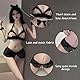 KONFEN Damen Sexy Dessous Set, Offenen Erotik Set Negligees Spitze Träger Nachtwäsche, Erotische BH und Slip Frauen Dessous, Schwarz, Eine Grösse
