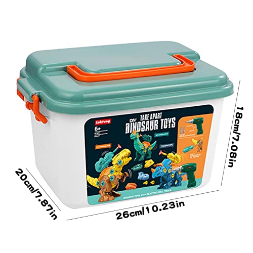 construção dinossauro | dinossauro desmontar brinquedos com chave fenda - Dinossauros construção con