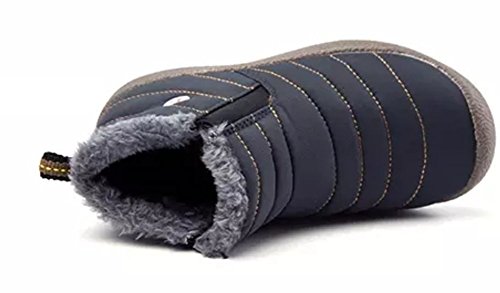 Girl Anti-Slip Snow Ankle Boots Outdoor Unisex Children's Shoes Winter Warm Thickening Fur Lining Waterproof3