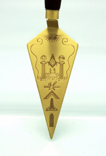 Master Mason Freemason Masonic Trowel (GOLD)