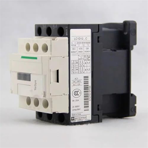 Contacteur tripolaire LC1D09A 48V AC noir pour circuit électrique triphasé - 5