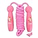 Cuerda para Saltar para niños, GUBOOM niños Ajustable Cotton Jumping Rope, Comba Saltar 3m Cuerda Saltar Niños con mango de madera de dibujos animados para niños y niñas deportivo