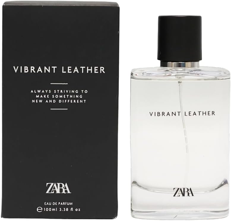 Vibrant Leather EDP Eau De Parfum Cologne for Men 100 ML (3.38 FL. OZ)