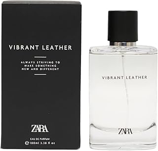 Zara Vibrant Leather EDP Eau De Parfum Cologne for Men 100 ML (3.38 FL. OZ)