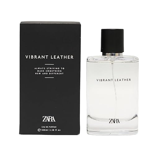 Zara Vibrant Leather EDP Eau De Parfum Cologne for Men 100 ML (3.38 FL. OZ)