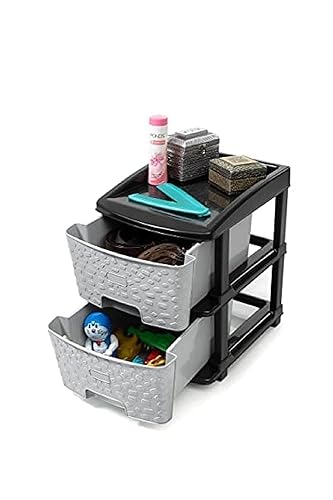 Image of Sweese 2-XL Drawer Multipurpose Drawer Plastic Modular Chest Storage Organizer Home, Office, Parlor, School, Doctors, Home and Kids(Dimension-30cmx38cmx43.30cm) (2XL)