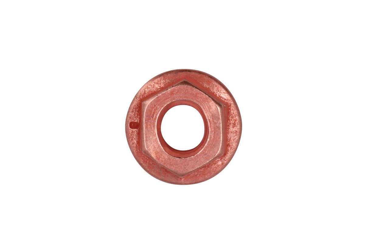 Connect 30741 Copper Flashed Nut Flanged & Self Locking M8 x 1.25 x 13mm Hex 5pc