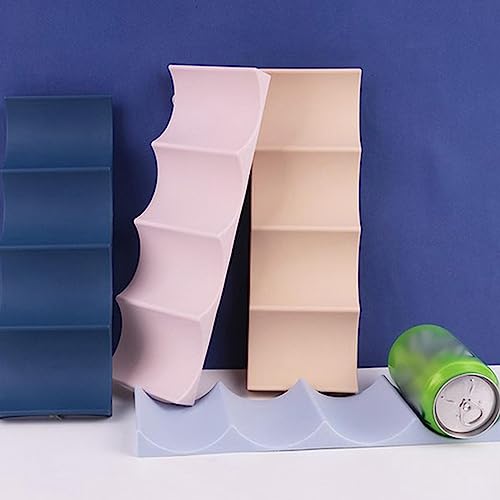 Soporte apilable para 4 botellas color rosa miniatura 2