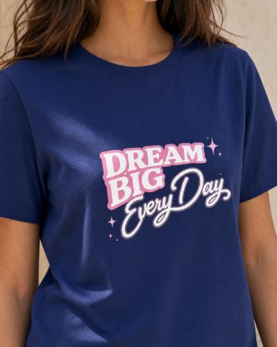 Image of Nobero Women's Graphic Printed T-Shirt | Regular Fit 180 GSM Cotton Tee for Women | Comfortable Round Neck Casual Wear